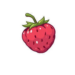 Refined 3D Rasberry Illustration