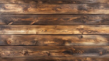 Naklejka premium Dark Brown Weathered Wooden Planks Texture Background