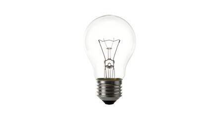 Light Bulb Representing Idea Concept Isolated on White Background – Studio Shot