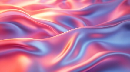 Fototapeta premium Abstract Pink and Blue Silk Fabric Texture