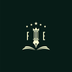 initials design modern legal attorney law firm lawyer advocate consultancy business logo vector