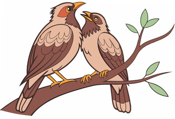 bird on branch