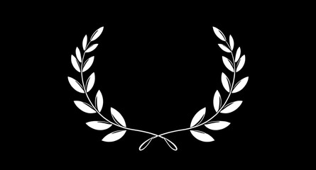 laurel wreath vector