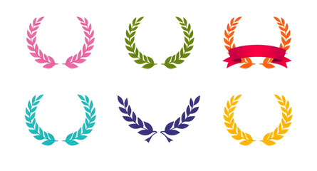 laurel wreath vector