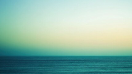 Fototapeta premium Blurred tranquil ocean horizon