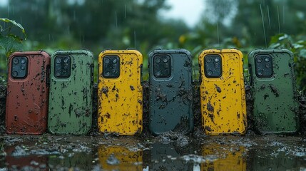 Muddy Smartphones: Durable Phone Cases in Action