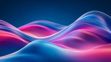 Fototapeta premium Abstract Colorful Waves Background. (2)