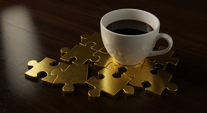 Coffee Break: A Golden Puzzle Solution