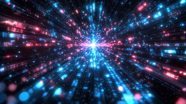 Digital data tunnel.  
