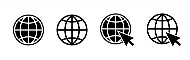 Website Icon. www icon, vector 10 eps.