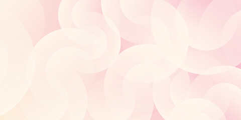 Vector background modern minimalist pink and yellow gradations circle effect illustration abstract design simple