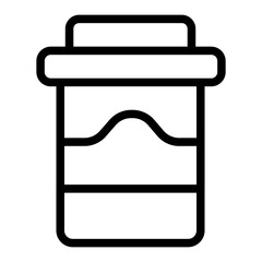 Delivery and Logistics thin line icons 