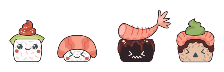 Set Sushi Cute