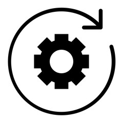 Obraz premium Settings and Setup thin line icons