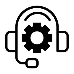 Obraz premium Settings and Setup thin line icons