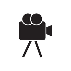 movie camera glyph