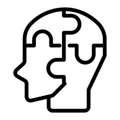 Personal growth thin line icons