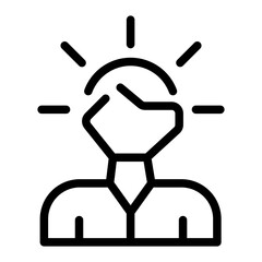 Personal growth thin line icons