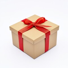 Fototapeta premium Gift Box with Red Ribbon (33)