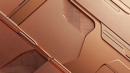 Abstract Copper Metal Texture.