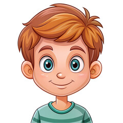 Obraz premium Adorable Cartoon Boy Cute Kid Illustration Free Image Download on transparent background