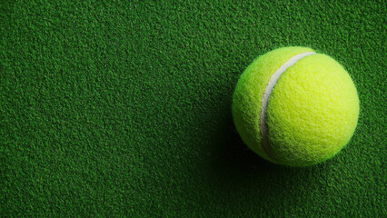 tennis ball on green grass
