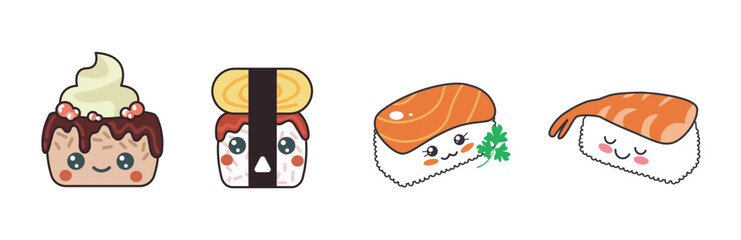 Set Sushi Cute