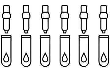 Blood test kits Personal Health Line art