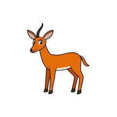 Antelope Cartoon vector
