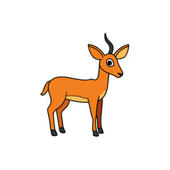 Antelope Cartoon vector
