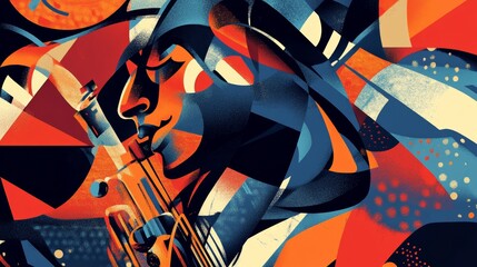 Obraz premium graphic design for the world of jazz