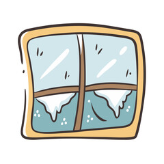 frosted window icon, frosted window vector illustration-simple illustration of frosted window, perfect for frosted window logos and icons