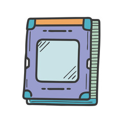 game cartridge icon, game cartridge vector illustration-simple illustration of game cartridge, perfect for game cartridge logos and icons