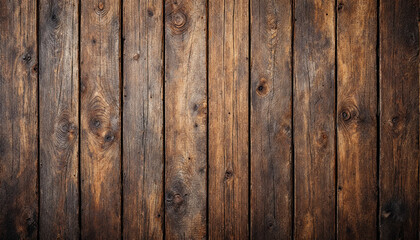 Fototapeta premium Rustic Brown Wooden Texture Background – Long Panorama Wood Banner