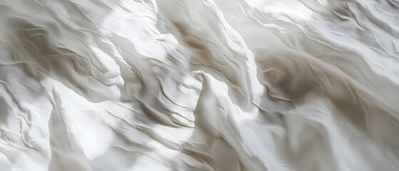 Obraz premium Elegant Silk Fabric with Soft Waves and Textured Surface Detail