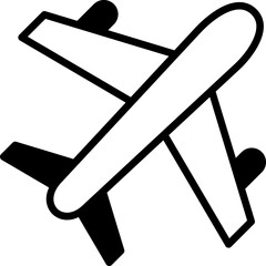 Plane mixed icon