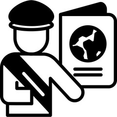 Immigration mixed icon