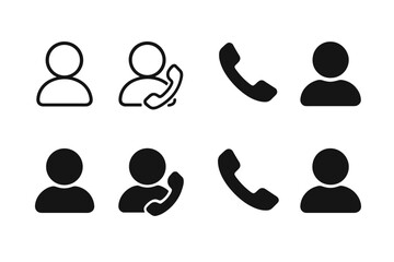 Variety of user icons representing communication and interaction in a modern digital setting