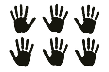 Unique collection of hand icons suitable for various creative projects and designs in modern aesthetics