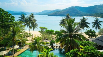 Fototapeta premium Phuket Island, Thailand: A Tropical Paradise of Sun, Sand, and Cultural Riches