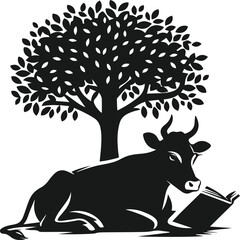 Cow vector silhouette