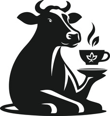Cow vector silhouette