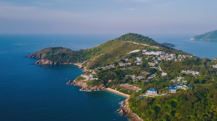 Fototapeta premium Phuket Island, Thailand: A Tropical Paradise of Sun, Sand, and Cultural Riches