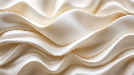 Obraz premium Creamy Silk Waves Texture.