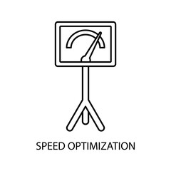 speed optimization icons  symbol vector elements for infographic web