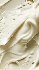 cream cheese on white