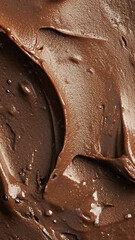 close up of chocolate texture background 