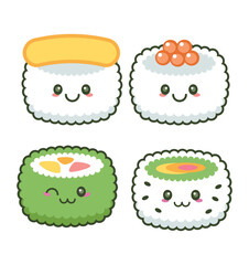 Set Cute Sushi