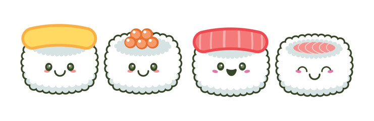 Set Cute Sushi