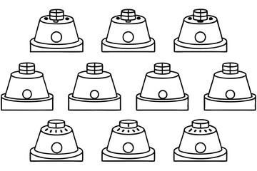 Centrifuges High Speed Line Art